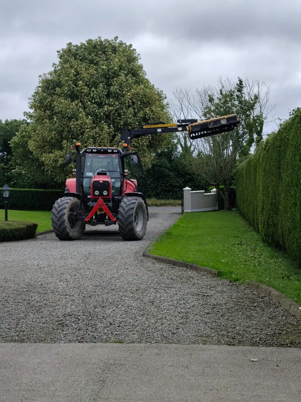 Kevin Mathews specialist tractor hedge-cutting equipment